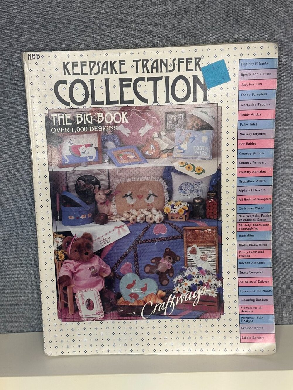 NOS Keepsake Transfer Collection The Big Book, Over 1,000 Designs Gerri Sorkin